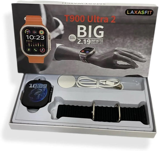 T900 Ultra 2 Smart Watch For Men Women Full Touch Bluetooth Call Smartwatch Men Women Ultra Watch / T900 Ultra 2 Smart Watch - Orange