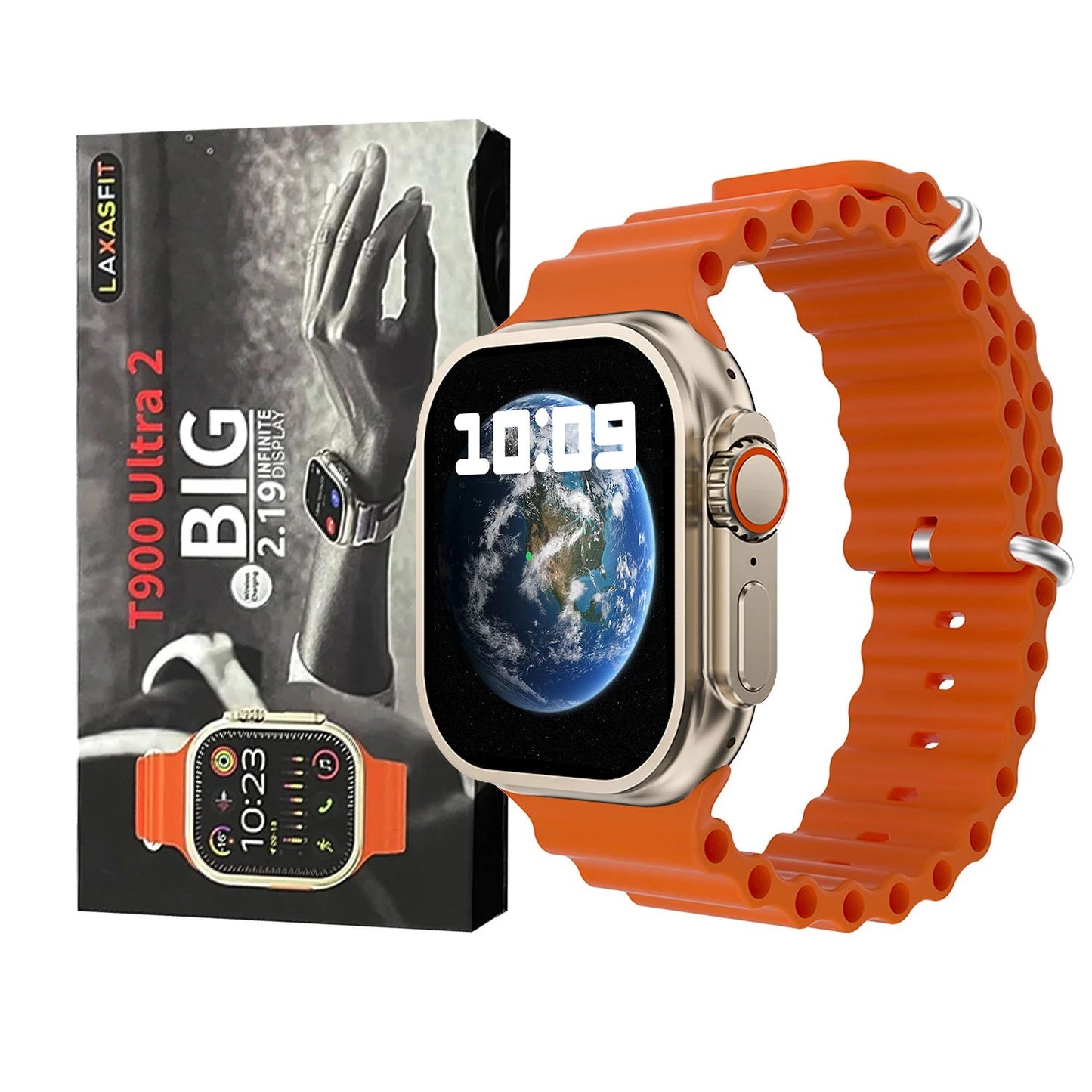T900 Ultra 2 Smart Watch For Men Women Full Touch Bluetooth Call Smartwatch Men Women Ultra Watch / T900 Ultra 2 Smart Watch - Orange